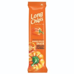 Long Chips Mashed Potato Snack Grilled Paprika